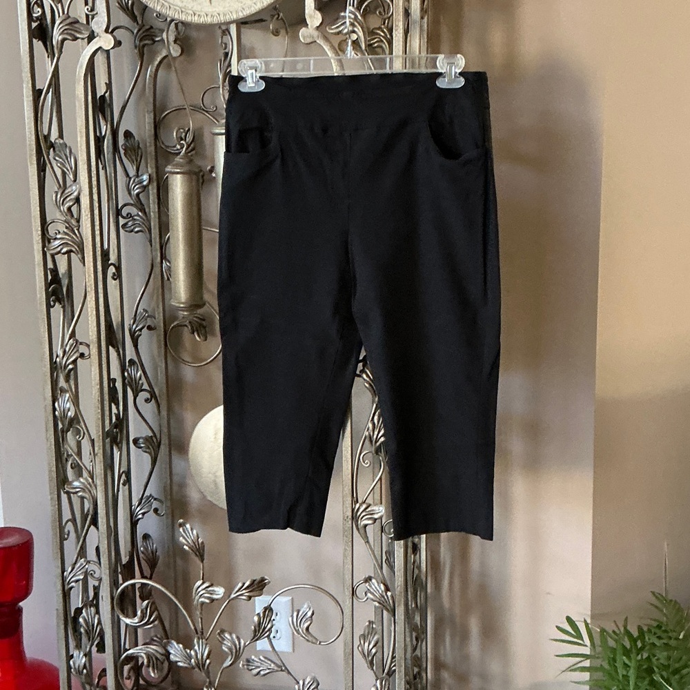 Tribal Classic Black Capris